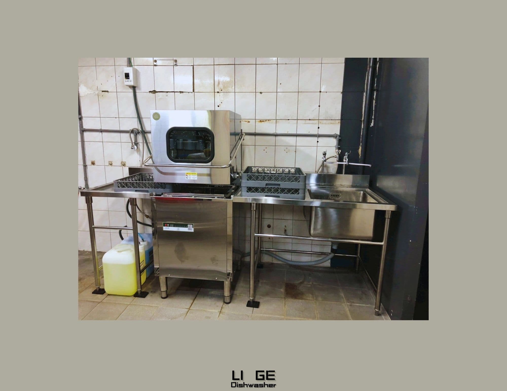 學生餐廳｜前後工作平台 現場案例照片